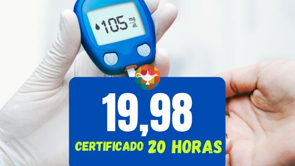 Imagem do curso Assistência de Enfermagem em Diabetes Mellitus TIPO I, II 20h
